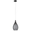 Image de Eglo 92252 Razoni Lampe à suspendre E27 acier noir blanc