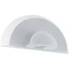 Image de Applique, Lampe D'Extérieur, Lampe D'Extérieur, Applique, Lampe De Terrasse, Balcon, Ip44, Verre Satiné, Acier Blanc, 1x G9