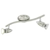 Image de Spot LED Eglo 92642 Magnum GU10 2x3W 2x240lm 3000K nickel mat/chrome