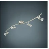 Image de Spot LED Eglo 92644 Magnum GU10 4x3W 4x240lm 3000K nickel mat