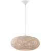 Image de Lampe à suspendre, textile beige, hauteur 110 cm, CAMPILO
