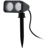 Image de EGLO Projecteur de jardin à LED avec piquet de terre Nema 1 Noir 6 W 93385