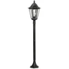 Image de Eglo 93463 Navedo Lampadaire d'extérieur Ø 23cm Noir Argent Patine Clair