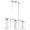 Image de Suspension Loncino Linéaire - Argent|transparent|blanc