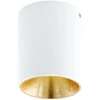 Image de Eglo LED Plafonnier Polasso rond blanc et or