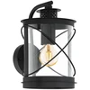 Image de EGLO Applique murale d'extérieur Hilburn 20×20×28 cm Noir
