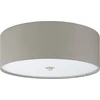 Image de Eglo 94919 Pasteri Plafonnier avec abat-jour en tissu Ø 48cm Taupe Lampe