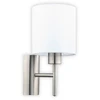 Image de Eglo 94924 Pasteri Applique murale avec interrupteur blanc Applique hôtelière