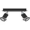 Image de Eglo 94966 Sarria Spot carré 4-flamme noir chrome