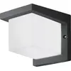 Image de Applique murale extérieure LED Desella1 Anthracite, blanc