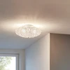 Image de Eglo 95284 Clemente plafonnier en cristal Ø 35cm chrome clair