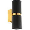 Image de Eglo 95364 Passa Applique Ronde Up & Down Noir Or