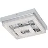 Image de Eglo 95659 Fradelo LED Plafonnier 24 x 24cm 1250lm Chrome Clair