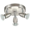 Image de Eglo 95824 Magnum spot LED roundel 3 couleurs nickel chrome mat