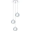 Image de Eglo 95913 Conessa LED Lampe à suspendre 3x4W Acier Chrome