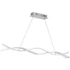 Image de Eglo - Lampe À Suspension Led 100x8x120 Cm En Aluminium 220-240 V Ip20 Lasana