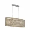 Image de Eglo 96194 Sendero Lampe à suspendre 77,5cm 2 flammes nickel mat érable