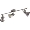Image de Eglo 96554 SERAS LED GU10 triple spot 3x3W 595x65mm nickel antique