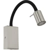 Image de Eglo 96567 TAZZOLI LED Applique murale 3,8W noir blanc chaud