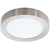 Image de Eglo LED Smart+ luminaire apparent Fueva-C nickel mat rond Ø22,5cm 15,6W 2000lm RGBW 2700-6500K Dimmable App