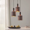 Image de Lampe à suspendre Concessa 1 à 3 flammes brun foncé, doré Eglo 97684