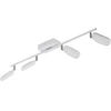 Image de Spot LED 4 flammes Palombare-C blanc