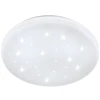 Image de Plafonnier LED Frania-S Ø 43cm effet cristal blanc Eglo 97879