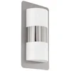 Image de Led Acier Inoxydable Murale Extérieure Cistierna L Blanc: 18cm H: 35cm D: 9cm Ip44