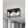 Image de Lampe de plafond Lampe plafonnier noir lampe de salon 98332