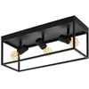 Image de Plafonnier Silentina 98333 - Noir - Noir