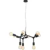Image de EGLO Bocadella, 9 ampoules, E27, IP20, Noir