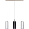 Image de Eglo 98695 SELVINO E27 triple lampe à suspendre 710x100mm noir-transparent