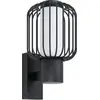 Image de Eglo 98721 RAVELLO E27 Applique extérieure/plafonnier noir blanc IP44