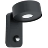 Image de Eglo 98738 PALOSCO LED Applique murale/plafonnier d'extérieur 4,9W Capteur noir blanc chaud IP44
