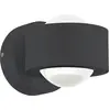 Image de Eglo 98746 TREVIOLO LED Applique murale/plafonnier d'extérieur 2x2,2W anthracite blanc chaud IP44