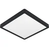 Image de Eglo Connect LED luminaire apparent Fueva-Z noir 28,5 x 28,5 cm Smart Home