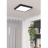 Image de Eglo LED Plafonnier apparent Fueva 5 noir 29x29cm 20W 2500lm blanc neutre 4000K