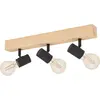Image de Eglo, lot de 3 spots Townshend 3, noir naturel, 48 x 5 cm, E27