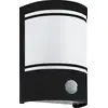 Image de Applique d'extérieur Eglo 99566 CERNO IP44 40 W noir avec détecteur de mouvement