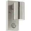 Image de Eglo 99569 RIGA 5 LED Applique murale/plafonnier d'extérieur 2,8W Détecteur acier inoxydable IP44