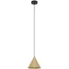 Image de Narices Lustre contemporain 1 lumière acier noir et laiton