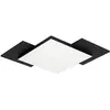 Image de Plafonnier Eglo Tamuria LED noir / bois Plafonnier 12 watts