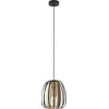 Image de ENCINITOS suspension Lampe à suspendre Lampe à suspendre - H110 x Ø25,5 cm - noir, or - 1X40W excl - IP20