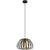 Image de Eglo Lampe à suspendre Encinitos noir or 37,5 x 110 cm E27