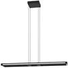 Image de EGLO connect.z Smart-Home LED Suspension Salvilanias-Z, lampe à suspension métallique, ZigBee, app etvocale Alexa, CCT, dimmable, noir, 116 cm