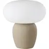 Image de EGLO Cahuama, brun, blanc, céramique, verre, IP20, II, E27, 1 ampoule(s)