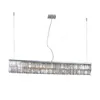 Image de Prisma - Lampe À Suspension Designer Crystal Straight Chrome Poli, 7x G9 - Kolarz
