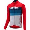 Image de Chemise cycliste Loeffler à manches longues M Bike L/s Maillot Messenger Mid-Rouge