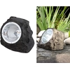 Image de GLOBO 3302 Lampe solaire plastique gris, 2x LED