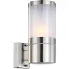 Image de Globo Lighting lampe d'extérieur acier inoxydable argenté brillant, 1x E27